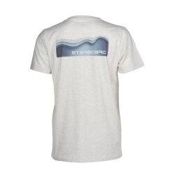 STARBOARD MENS WAVE TEE - WHITE - M