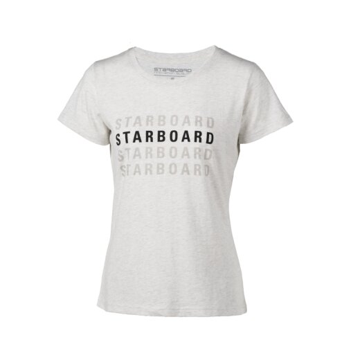 Starboard Women’s Starboard Tonal Tee – weiß meliert - L