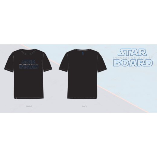 STARBOARD MENS SKY TEE - BLACK - L