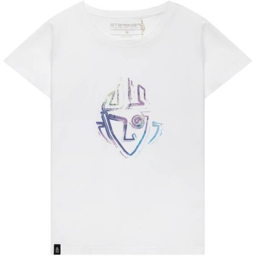 Starboard Womens Tiki Tee  -  White/Grey