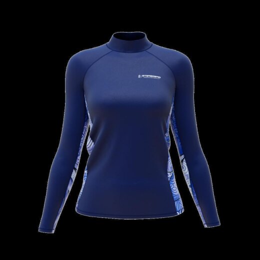 STARBOARD WOMEN LONG SLEEVE LYCRA - SPACE BLUE - XS