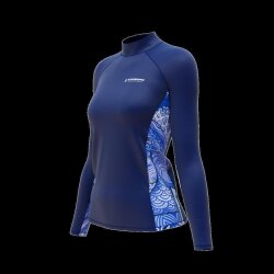 STARBOARD WOMEN LONG SLEEVE LYCRA - SPACE BLUE - XS
