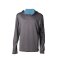 STARBOARD MEN LONG SLEEVE HOODIE WATER SHIRT - DARK GREY - XL