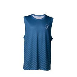STARBOARD MEN SLEEVELESS WATER SHIRT - OCEAN BLUE - M