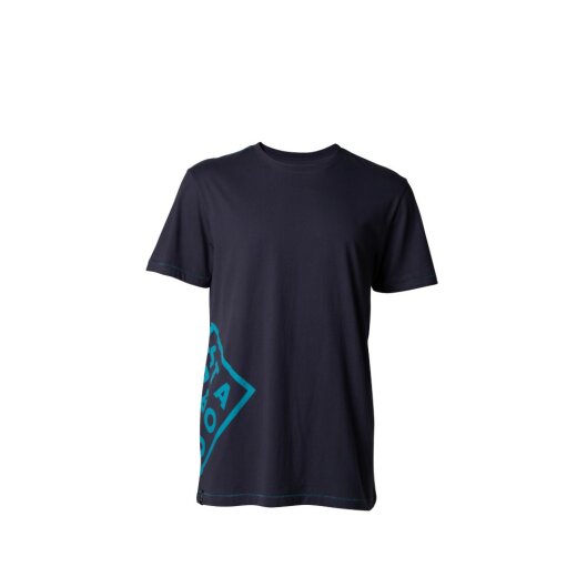 STARBOARD MEN BLOCK TEE - NAVY - L