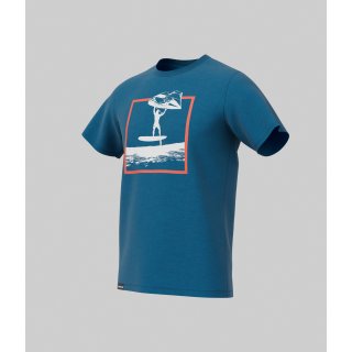 STARBOARD MEN FREEWING ACTION TEE - BLUE - M