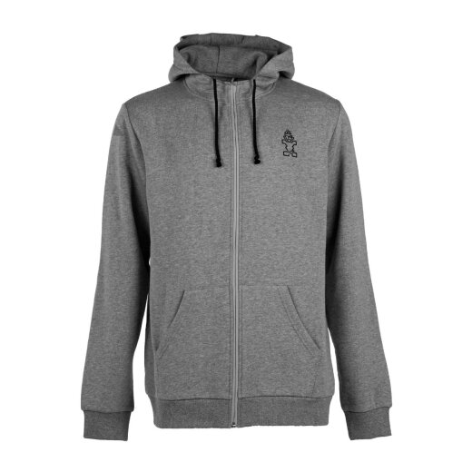 STARBOARD MEN ZIP HOODIE - HEATHER GREY - XL