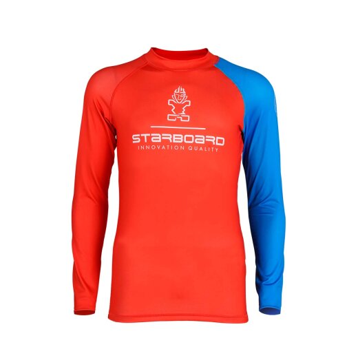 STARBOARD MEN TEAM LONG SLEEVE LYCRA - TEAM RED M