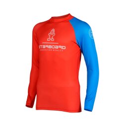 STARBOARD MEN TEAM LONG SLEEVE LYCRA - TEAM RED