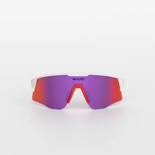 4KAAD Sportbrille Mirador Aerolite white blue, purple-red mirror