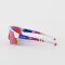 4KAAD Sportbrille Mirador Aerolite white blue, purple-red mirror