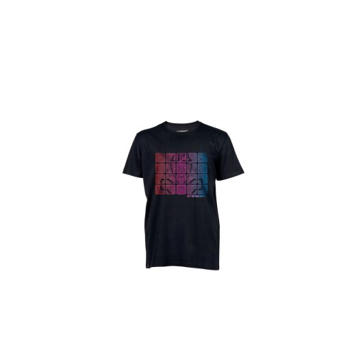 STARBOARD MEN ANCIENT TIKI TEE - BLACK/SPECTRUM - L
