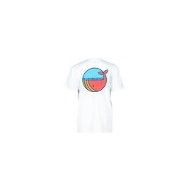 STARBOARD MEN SUNSET WHALE TEE - WHITE - M