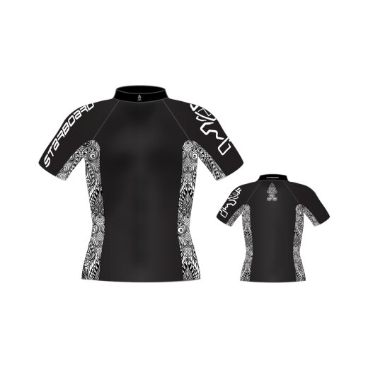 Starboard Mens Performance Lycra SS Schwarz L
