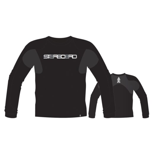 Starboard Mens Performance Watershirt LS Black M
