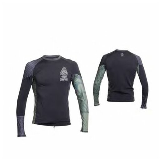 Mens Stealth Rashie Lycra Long Sleeve M
