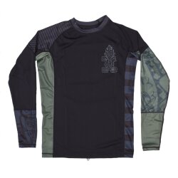 Mens Stealth Rashie Lycra Long Sleeve M