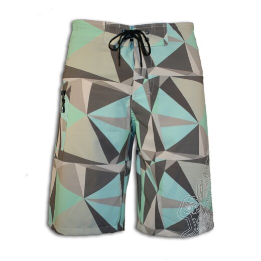 Starboard Mens Bolt Boardies Grey 38