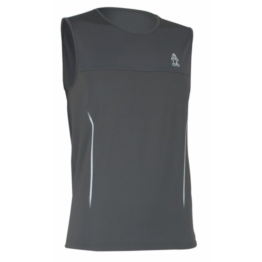 Starboard Mens Elite Sleeveless Water-Shirt - Charcoal M