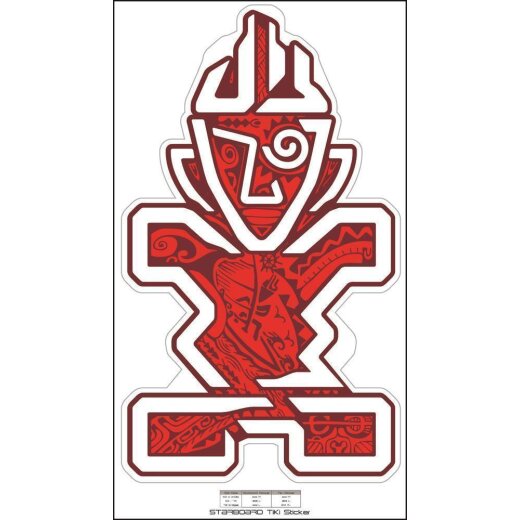 Starboard TIKI - Sticker Windsurfer Aufkleber L