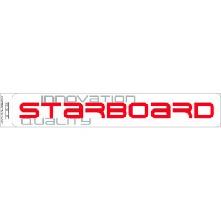 2017 Starboard Schriftzug - Sticker - Aufkleber