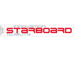 2017 Starboard Schriftzug - Sticker - Aufkleber M