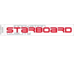 2021 Starboard Schriftzug - Sticker - Aufkleber M