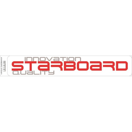 2017 Starboard Schriftzug - Sticker - Aufkleber L