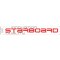 2017 Starboard Schriftzug - Sticker - Aufkleber L
